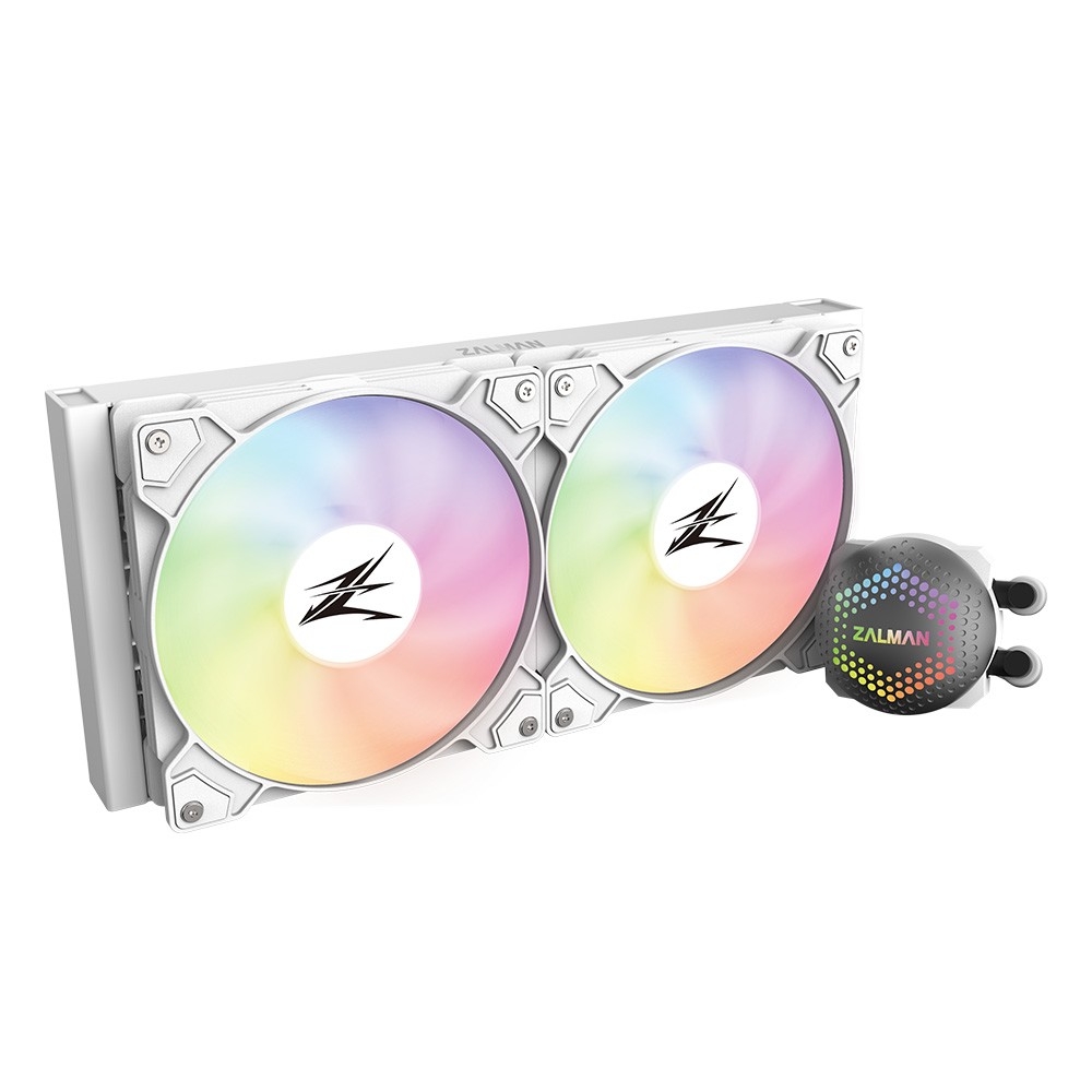 Система водяного охлаждения Zalman ALPHA 28 White 140 мм - две секции, 3 pin, радиатор - алюминий