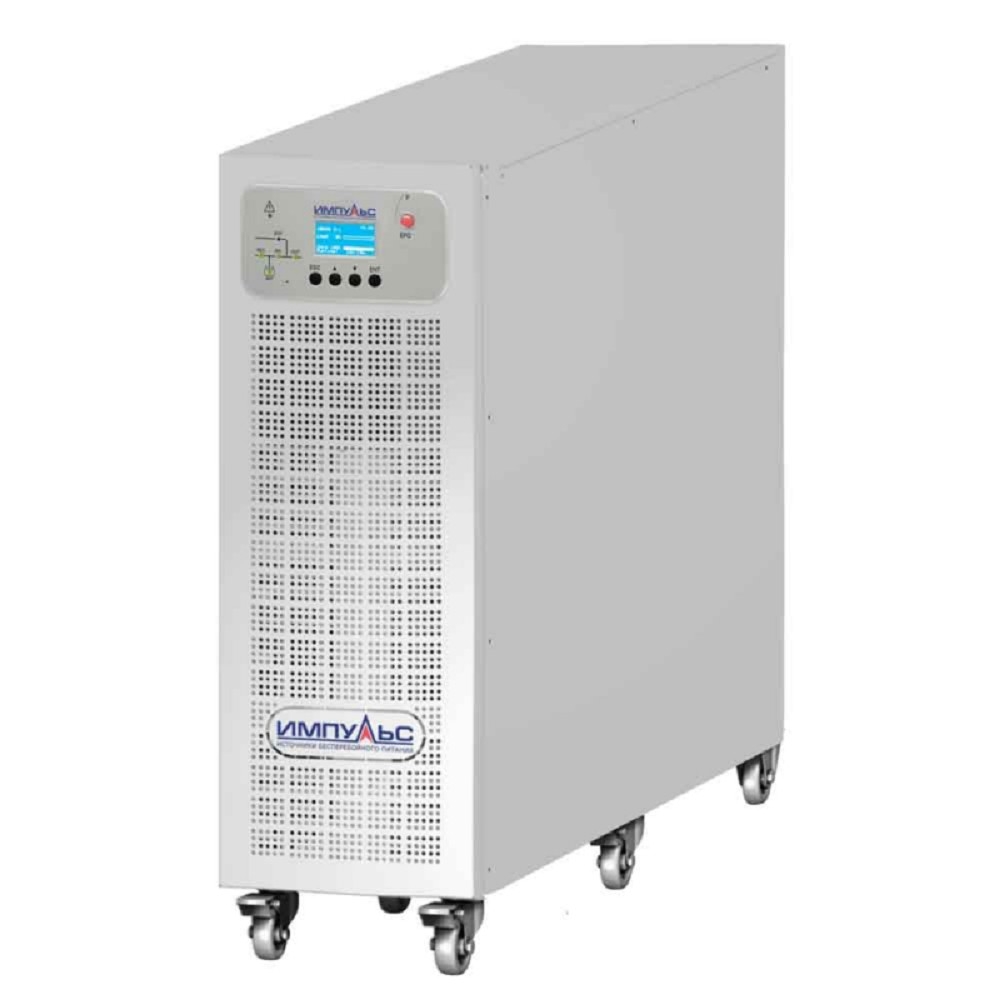 Импульс ИБП БОКСЕР С 10-60 (60*9Ач,10кВА/9кВт, LCD+LED, EPO, RS-232, SmartSlot, Сервисный байпас, 60*9Ач, ЗУ 5А10кВА/9кВт, LCD+LED, EPO, RS-232, SmartSlot){BS10366}