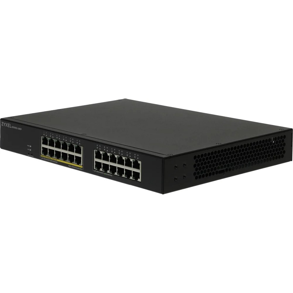 ZYXEL GS1900-24EP-EU0101F Коммутатор 24G 12PoE+ 130W управляемый