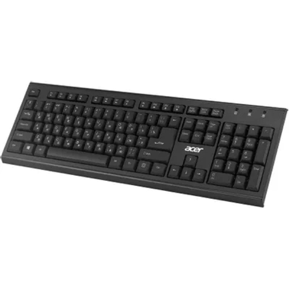 Acer OKR120 [ZL.KBDEE.007] Комплект (клавиатура + мышь) черный USB беспроводная
