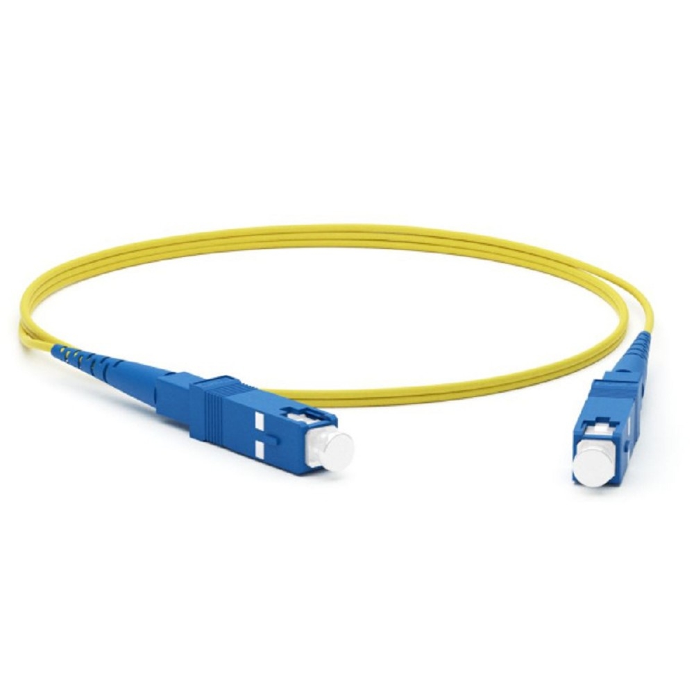 Hyperline FC-S2-9-SC/­UR-SC/­UR-H-2M-LSZH-YL Патч-корд волоконно-оптический (шнур) SM 9/­125 (OS2), SC/­UPC-SC/­UPC, 2.0 мм, simplex, LSZH, 2 м