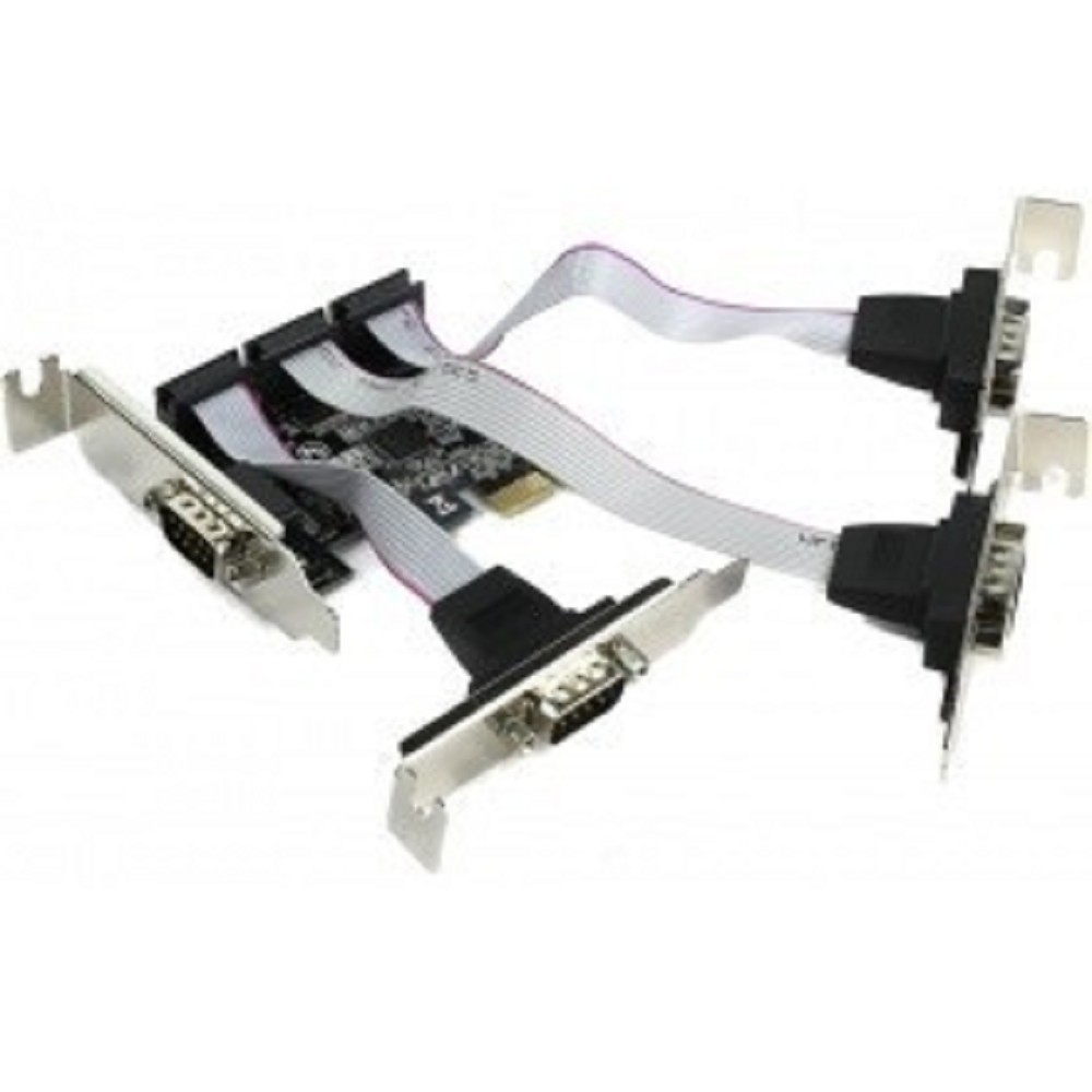 Контроллер COM Orient XWT-PE4SV1LP, 4xCOM, PCI-E, Retail (XWT-PE4SV1LP RTL)