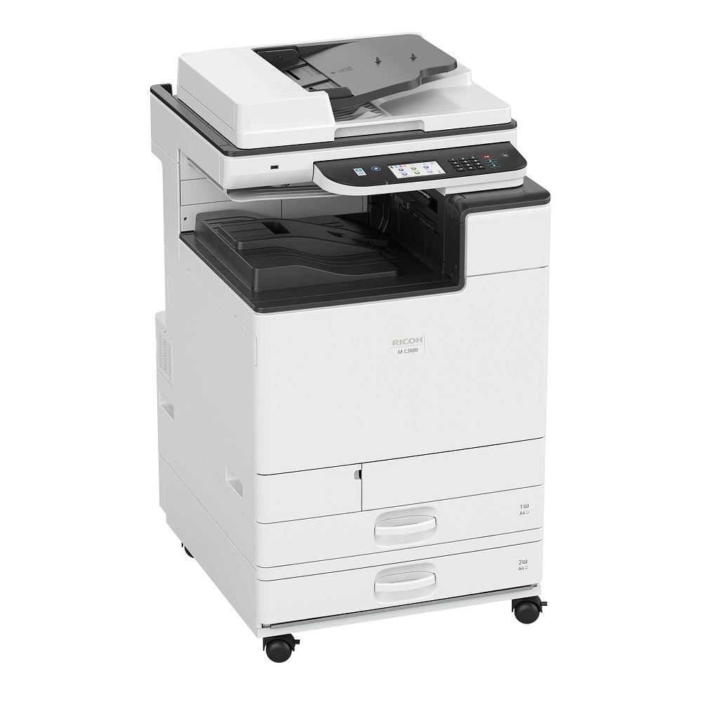 Ricoh M C2000 +тумба (GZT001) {A3, цветной, 2Гб, 20стр/мин, дуплекс, GigaLAN, ARDF100, один лоток 550л.,+автопод., без тонера,запуск АСЦ} (418728Set)