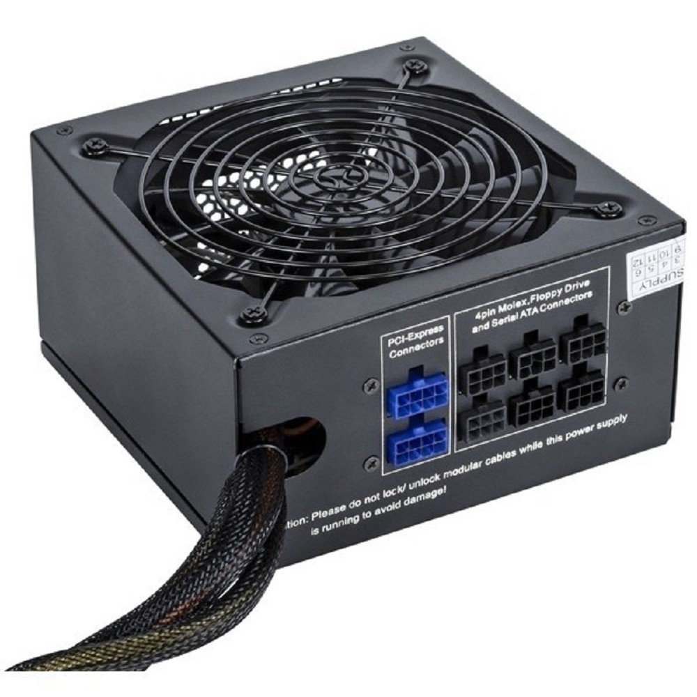 Блок питания серверный 800W ExeGate EX292212RUS ServerPRO-800RADS (ATX, for 3U+ cases, APFC, КПД 80% (80 PLUS), 14cm fan, 24pin, 2(4+4)pin, PCIe, 5xSATA, 4xIDE, FDD, Cable Management, black)