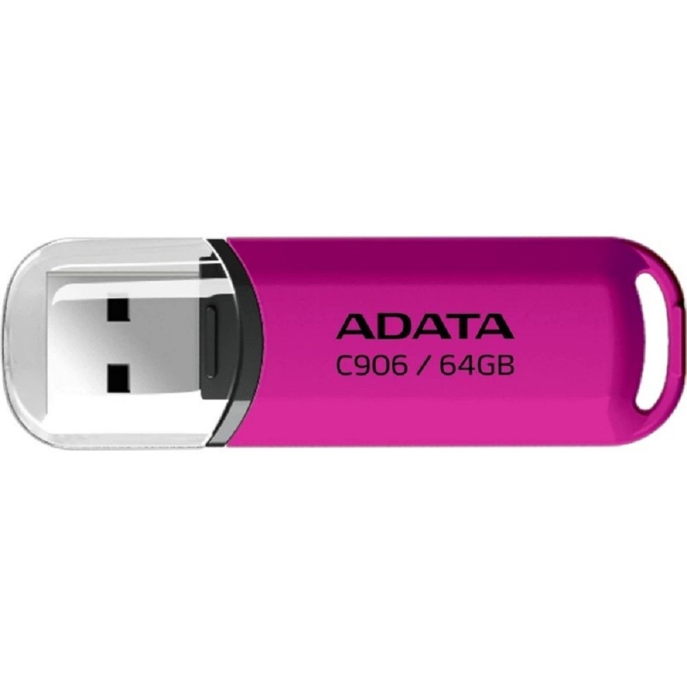 Флешка USB ADATA Classic C906 (AC906-64G-RPP), 64Gb, USB 2.0, R/W 15/6, фиолетовая