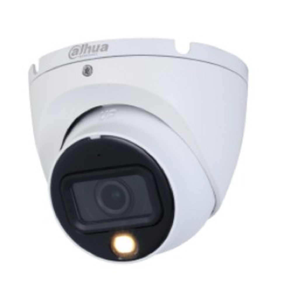 DAHUA DH-HAC-HDW1500TLMP-IL-A-0360B-S2 Уличная турельная HDCVI-видеокамера с интеллектуальной двойной подсветкой 5Мп, объектив 3.6мм, ИК 20м, LED 20м, IP67, корпус: металл