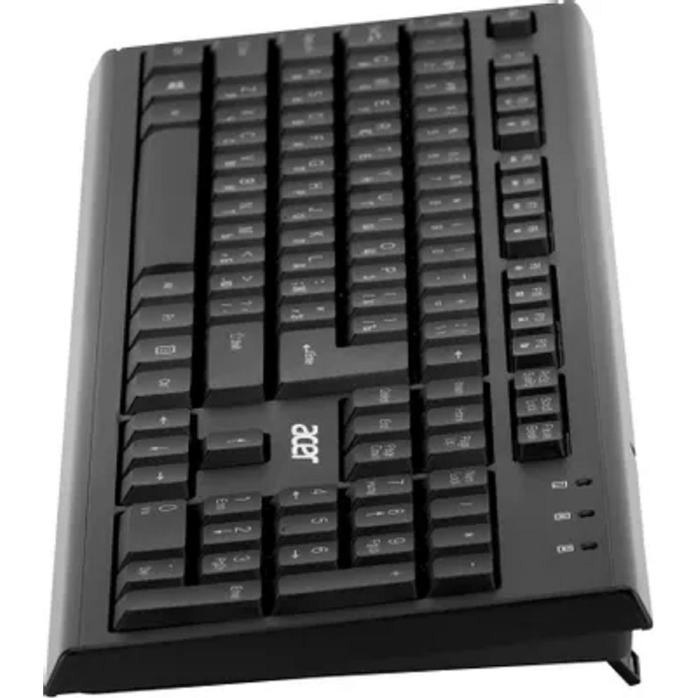 Acer OKR120 [ZL.KBDEE.007] Комплект (клавиатура + мышь) черный USB беспроводная