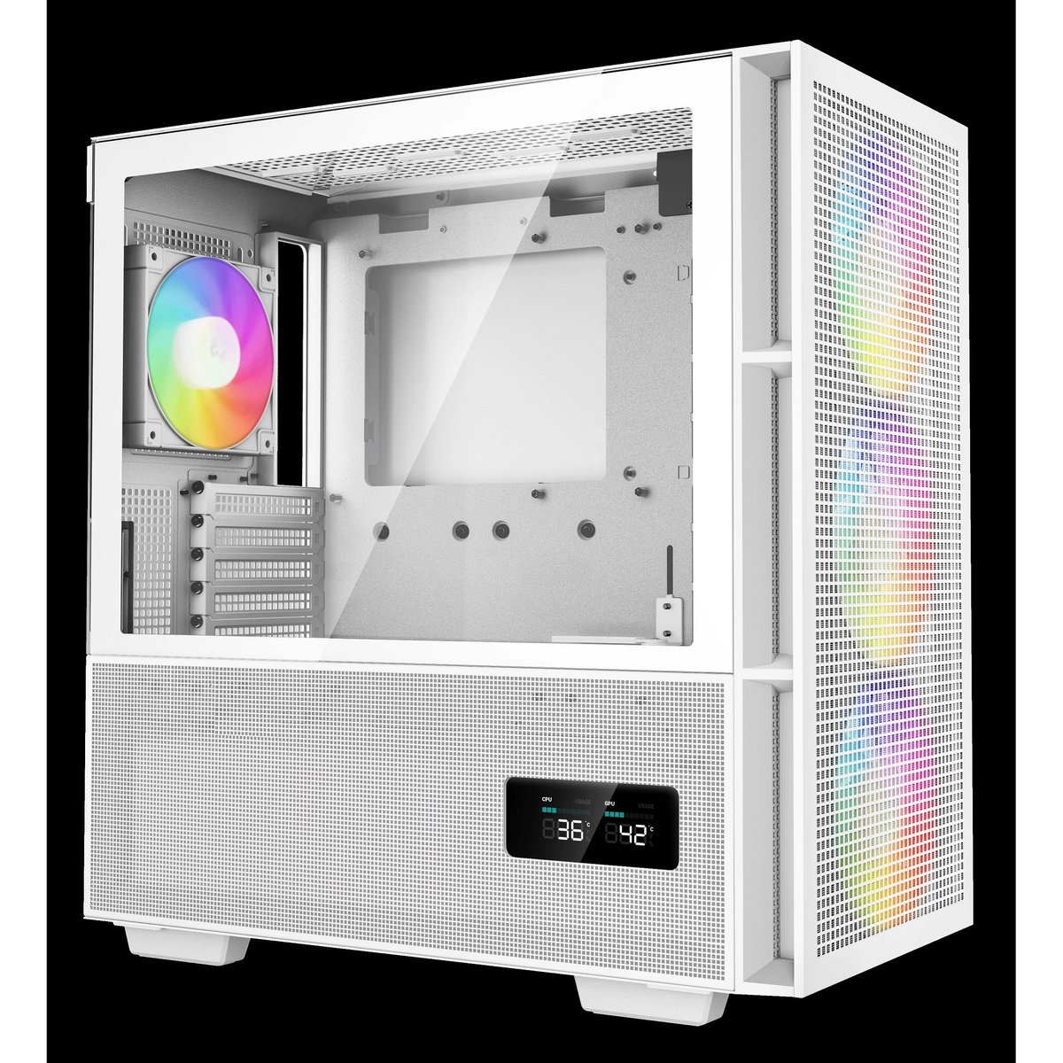 Корпус MidiTower Deepcool CH560 DIGITAL WH white (ATX, без БП, ARGB, USB3.2 Type-A+USB3.2 Type-C) (R-CH560-WHAPE4D-G-1)