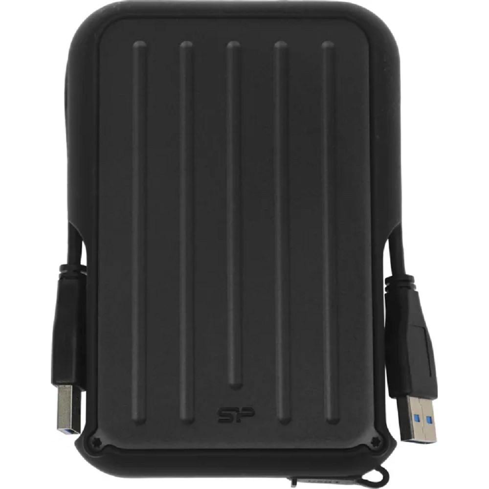Silicon Power Portable HDD 4TB Armor A66, 2.5", USB 3.2, Черный (SP040TBPHD66LS3K)