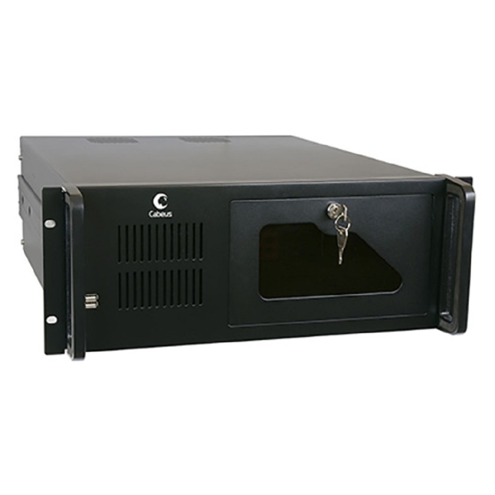 Cabeus CL-407L Корпус cерверный 19" 4U, RM (ДxШxВ)мм: 530x430x177, 3x5.25"+1x3.5"+8x3.5"HDD, без блока питания