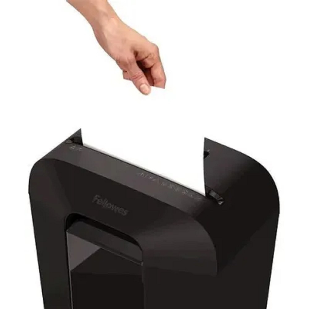 Fellowes Шредер PowerShred LX70 FS-44075(01), черный {DIN P-4, 4х37мм, 11 лст., 18 лтр., уничт.: скрепки,скобы,карты}