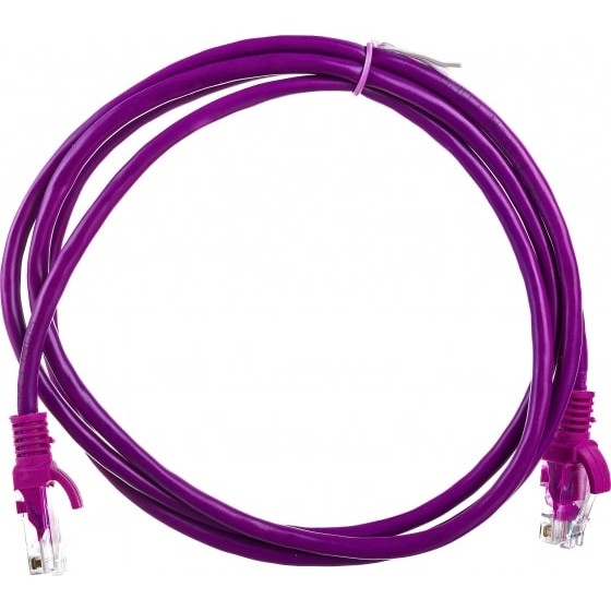 Патч-корд Premier PP12-1.5M/V 1000Гбит/с UTP 4 пары cat.5E CCA molded 1.5м фиолетовый  RJ-45 (m)-RJ-45 (m)