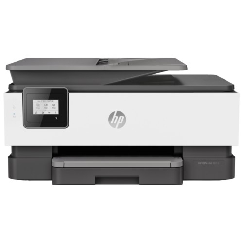 HP Officejet 8013(Pr/Scan(1200х1200)/Copier/Fax, A4, 1200dpi/4 разделенных цвета, mono-18(ISO); color-10(ISO), 256Mb, Двухсторонняя печать, сканирование на USB, 1tray 225, АПД 35(8ppm), Сенсорный ЧБ дисплей 5.58 см, ePrint, Apps, USB/Wireless 802.11g/b/n)(Замена J7K33A) ( 1KR70B )
