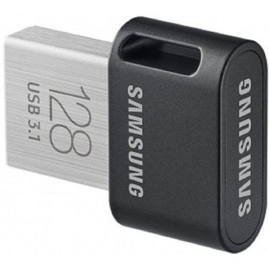 USB накопитель Samsung - Fit Plus, USB Type A (USB 3.2 Gen 1), 128 ГБ, цвет чёрный, MUF-128AB/APC