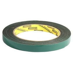 Двухсторонняя клейкая лента на вспененной основе, STAYER Professional 12233-12-05, черная, 12мм х 5м