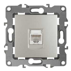 Эра Б0019353 12-3107-15 Розетка информационная RJ45, Эра12, перламутр