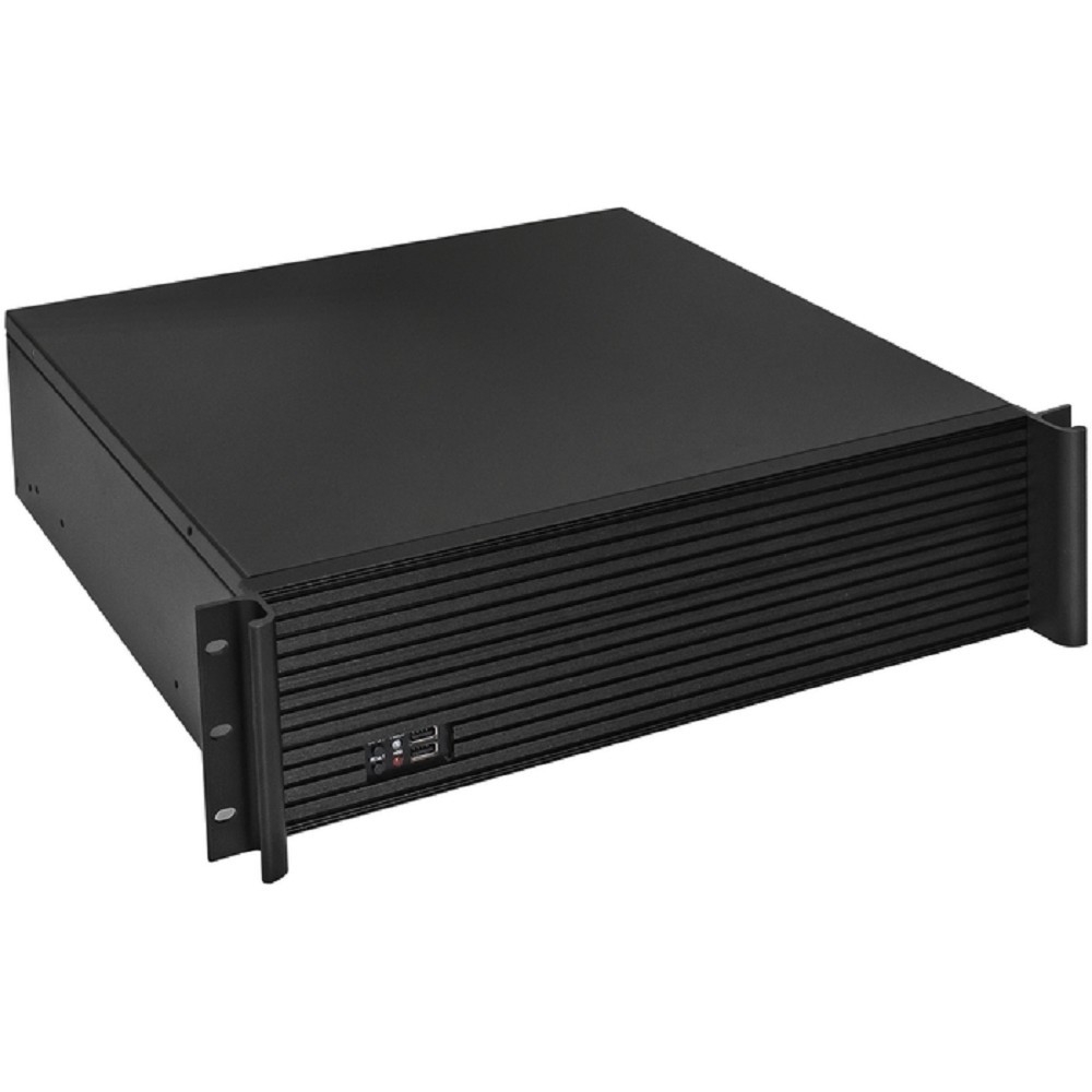 Exegate EX300027RUS Серверный корпус ExeGate Pro 3U450-08 <RM 19", высота 3U, глубина 450, БП 800PAS, USB>