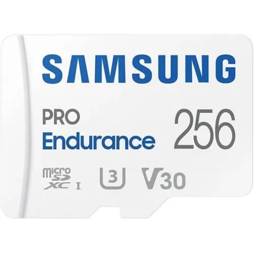 <109373> Карта памяти microSD 256Gb Samsung PRO Endurance Class 10, UHS-I (SD адаптер) [MB-MJ256KA/APC]
