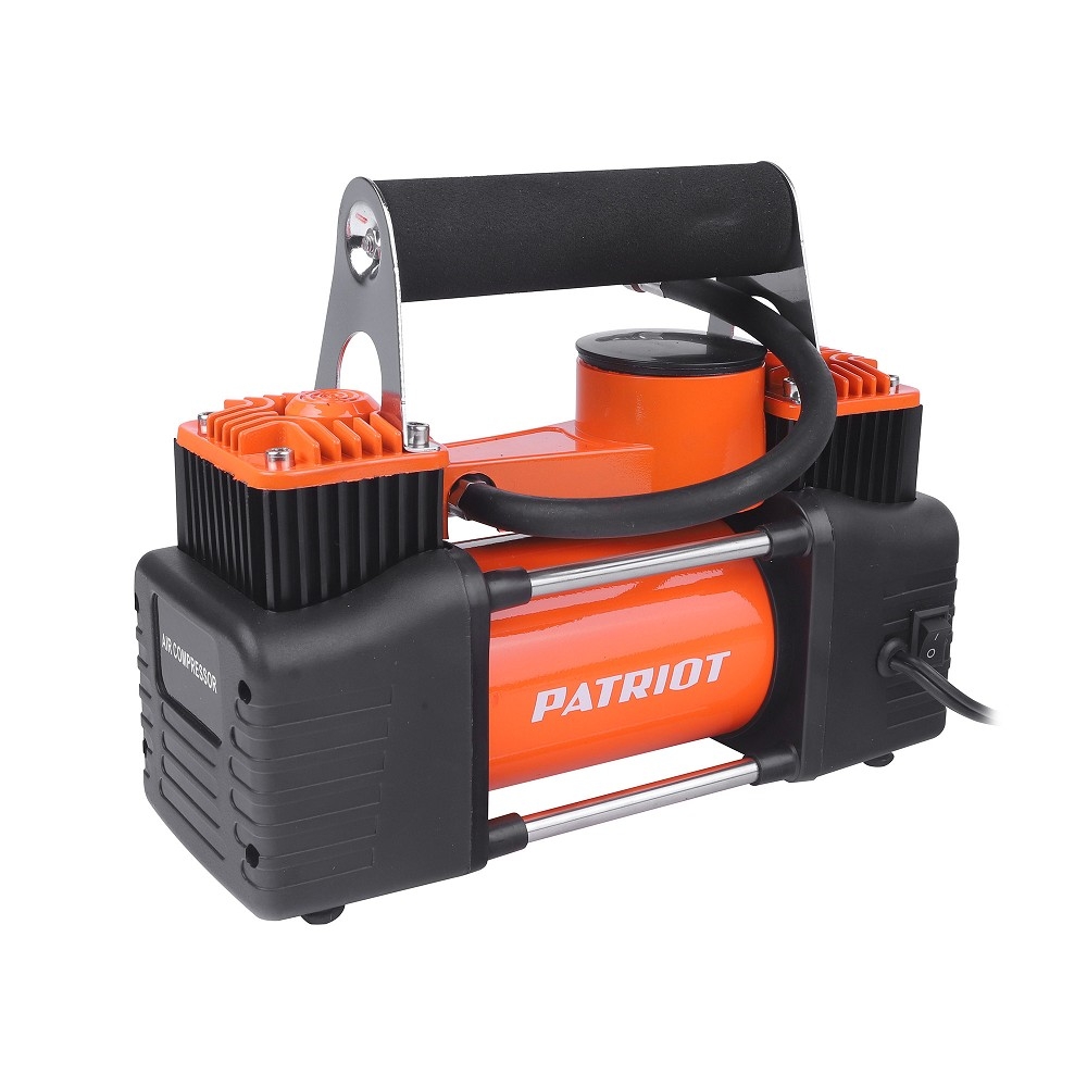 Компрессор автомобильный PATRIOT CC 1660 черный/оранжевый