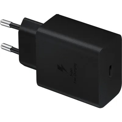 Samsung <EP-T4510XBEGEU> Зарядное устройство USB (Вх. AC100-240V, Вых. DC5V/9V/15/20V, 45W, USB-С, кабель USB-С)