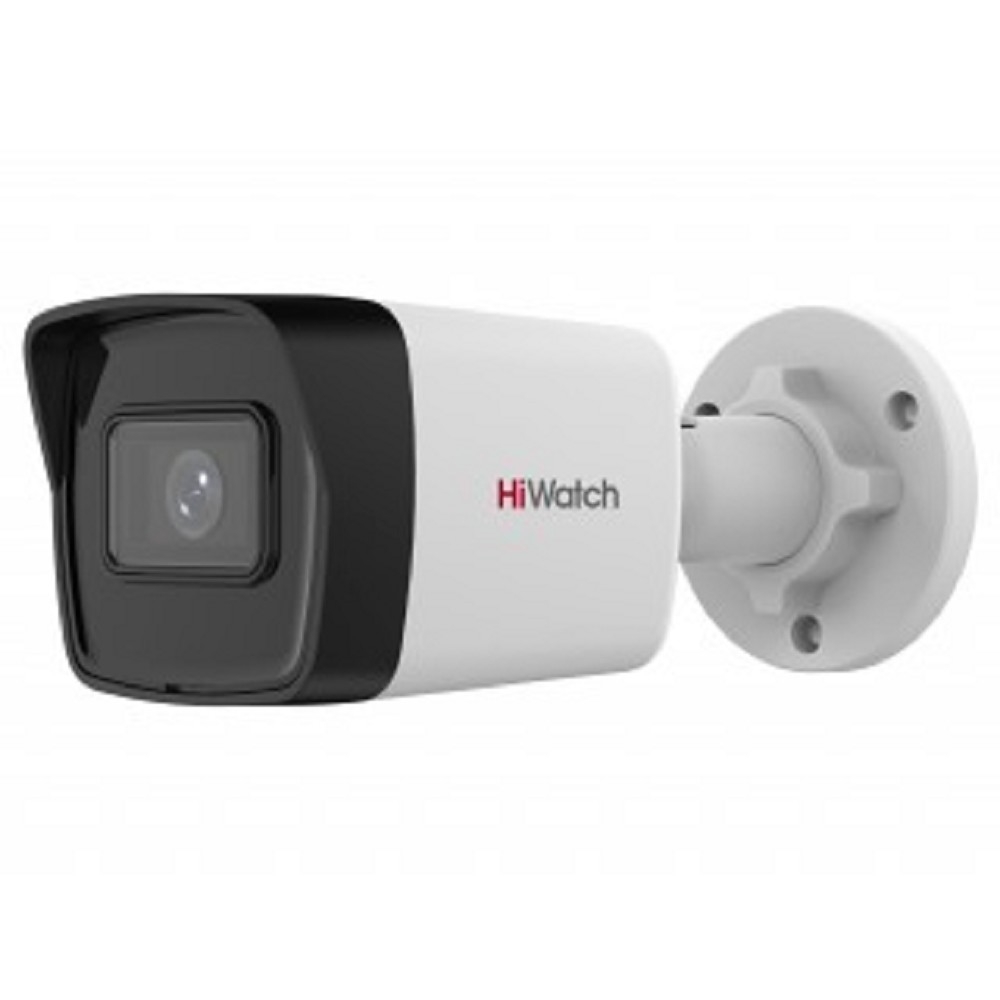 Камера видеонаблюдения IP HiWatch DS-I200(E)(2.8MM), 1920x1080, 2.8мм, ИК 30м, 2Мп, 1/2.9" CMOS, уличная, цилиндрическая, белый