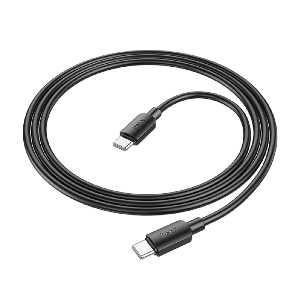 HOCO Кабель USB2.0 Hoco Type-C/Type-C, 3A, 60Вт, X96, 1м, черный, коробка