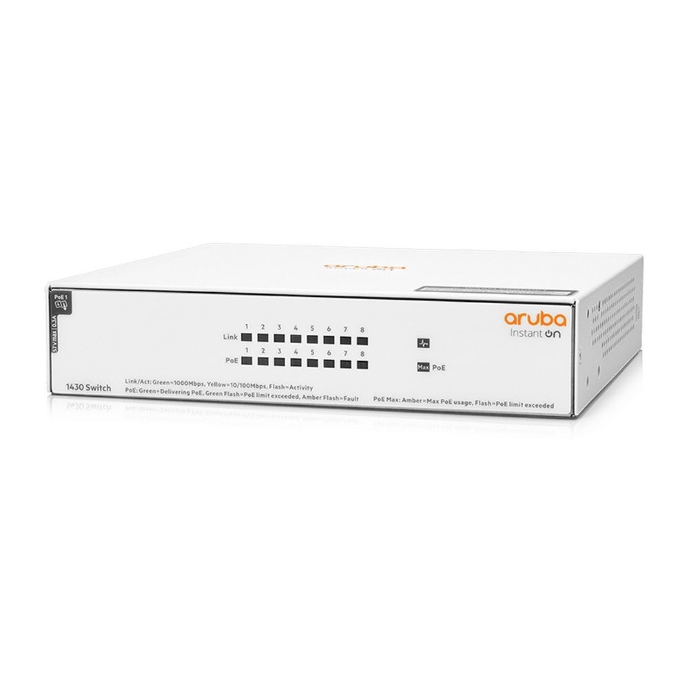 R8R46A#ABB - Switch HPE/Aruba Instant On 1430 8G Class4 PoE 64W Switch