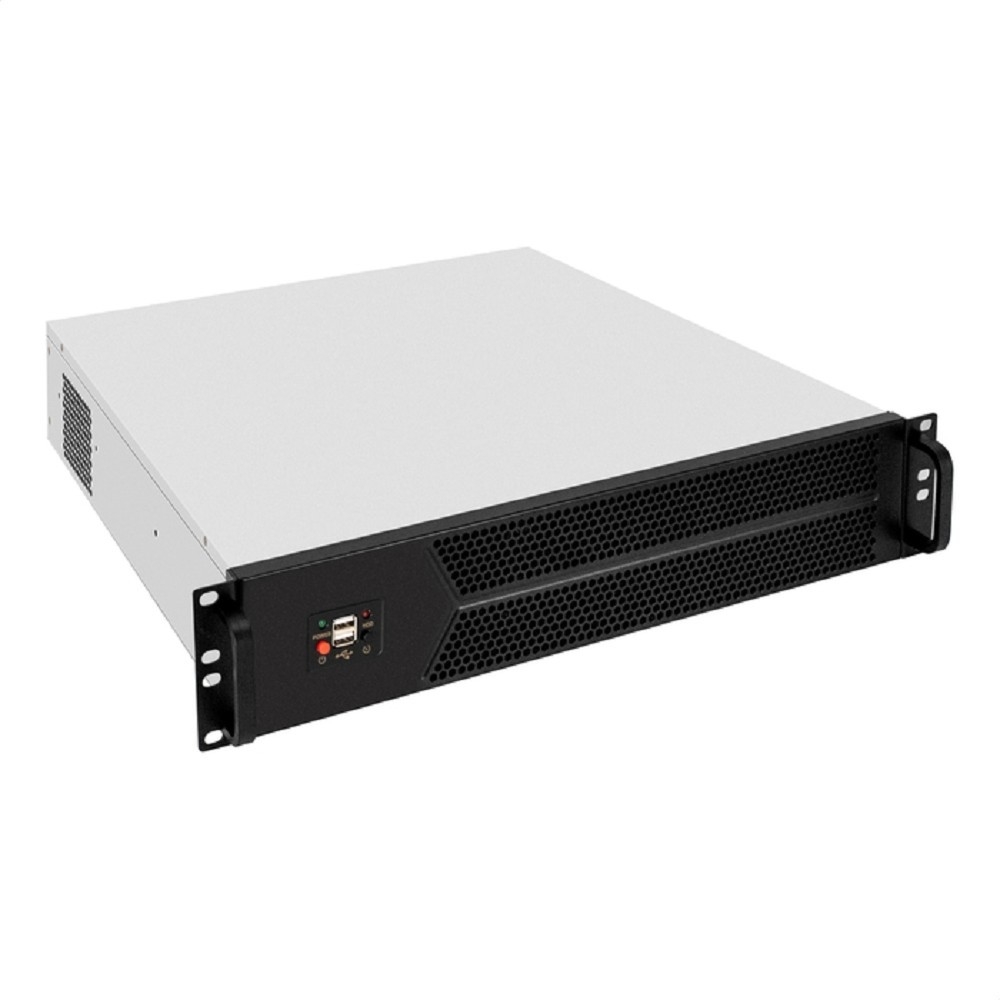 Exegate EX298483RUS Серверный корпус ExeGate Pro 2U450-06 <RM 19", высота 2U, глубина 450, БП 2U-1000ADS, 2*USB>