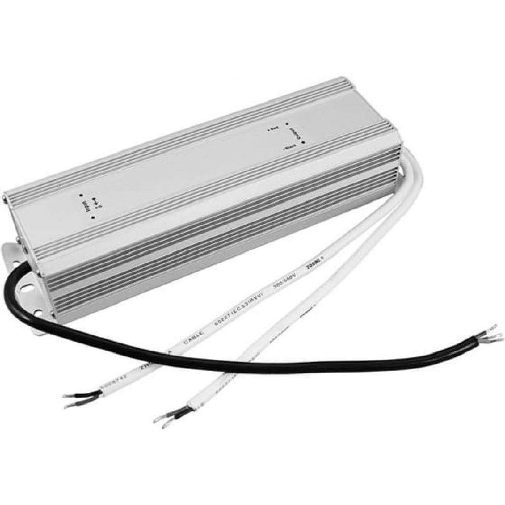 Источник питания 110-220 V AC/12 V DC 12,5 А 150 W с проводами влагозащищенный (IP67)