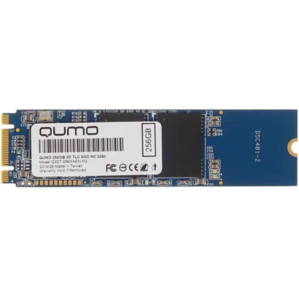 Накопитель SSD QUMO Novation, 256GB, SATA III, M.2 2280, R/W 560/540