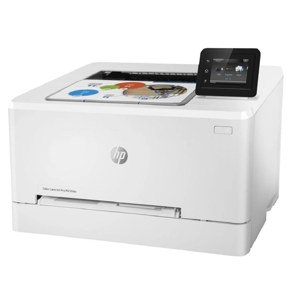 HP Color LaserJet Pro M255dw(A4, IR3600, 21color/21mono ppm, 2 лотка 250л+1л, Двухстороняя печать, Сенсорный дисплей, печать с USB, беспроводная сеть 802.11b/g/n/USB/LAN)(Замена T6B60A) ( 7KW64A )