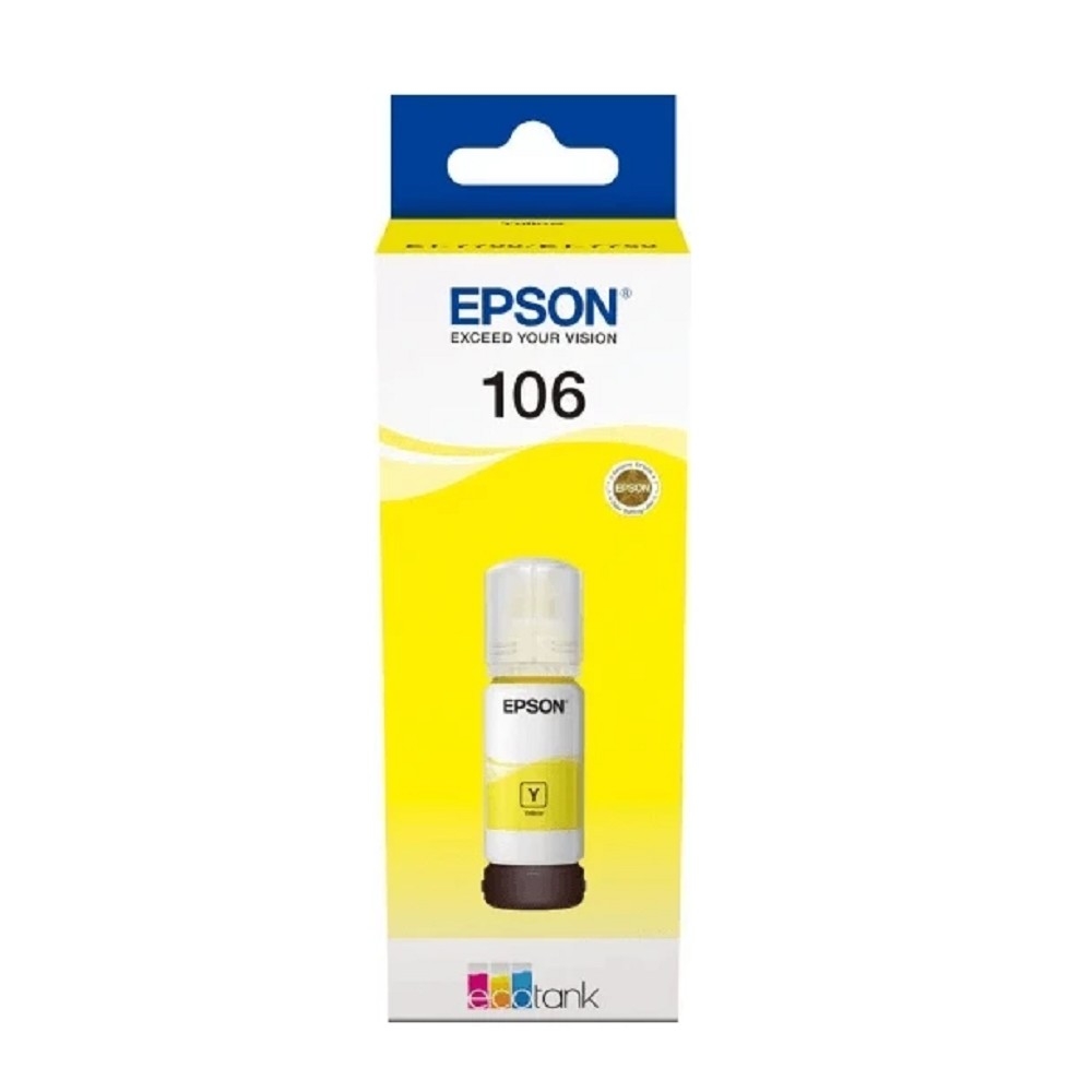<083567> Картридж струйный EPSON 106Y для Epson L7160/7180, жёлтый [C13T00R440]
