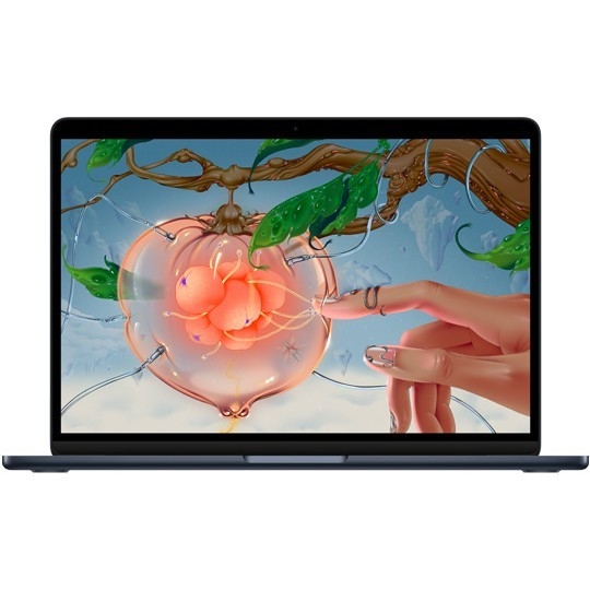 Apple MacBook Air 13 Mid 2022 [MLY33HN/A] (КЛАВ.РУС.ГРАВ.) Midnight 13.6" Liquid Retina {(2560x1600) M2 8C CPU 8C GPU/8GB/256GB SSD}