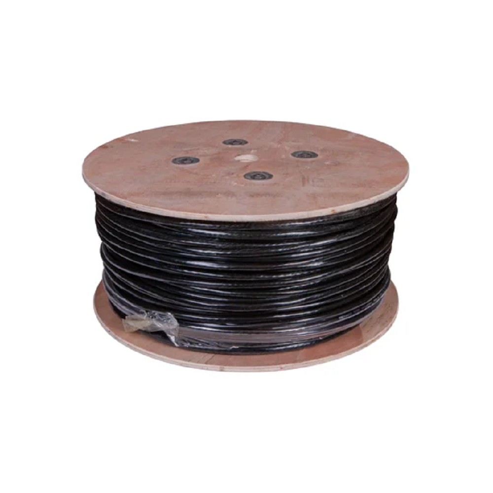 Rexant (01-1122-R) Кабель витая пара U/UTP, CAT 5е, PE, 25PR, 24AWG, OUTDOOR, SOLID, черный, 305м, РФ 