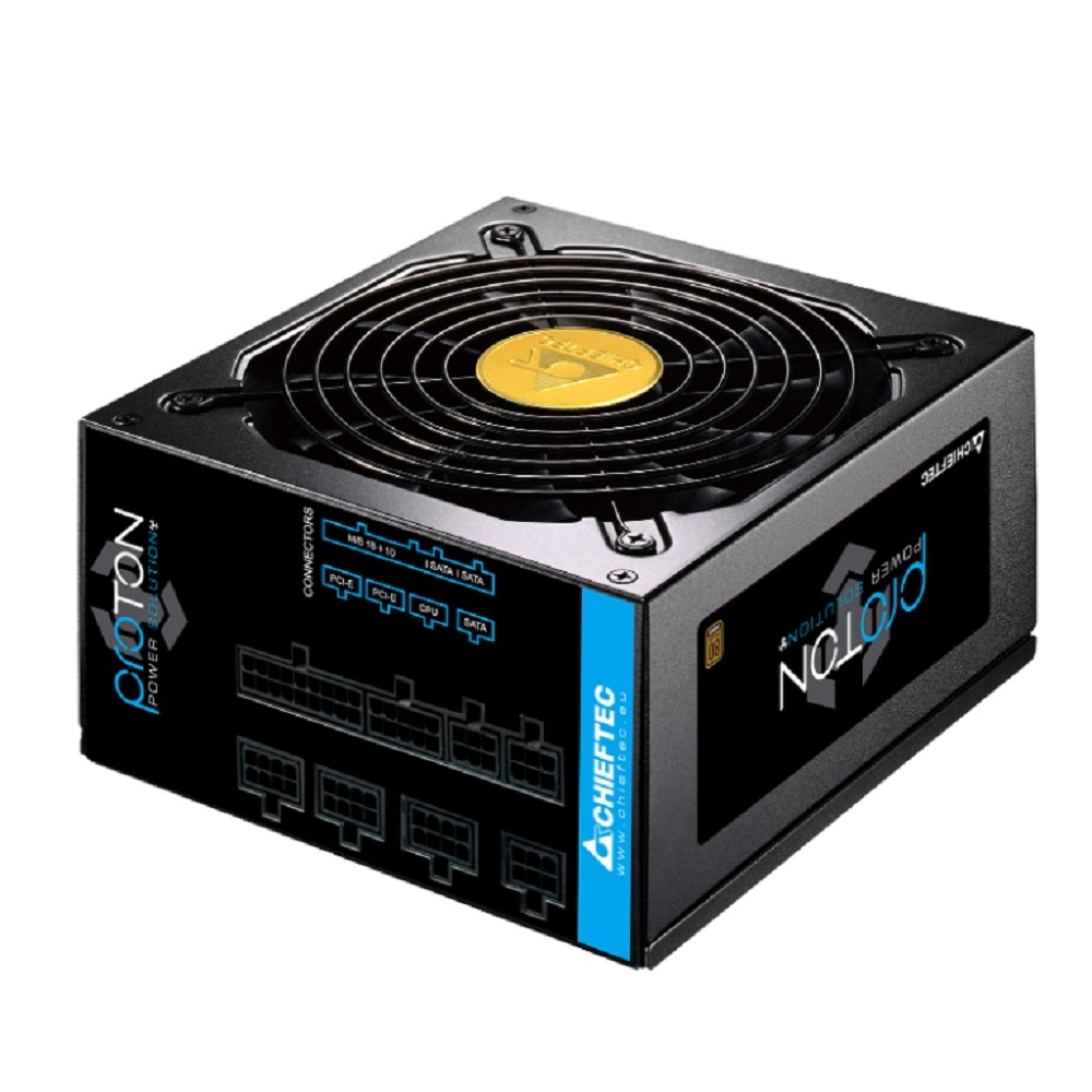 Блок питания Chieftec PSU BDF-750С 750W Proton ATX2.3, EPS12V 230V 14cm Fan 80+Bronze Active PFC, 20+4, 8(4+4)p, 4*8(6+2)p, 6xSATA, 3xMolex, FDD