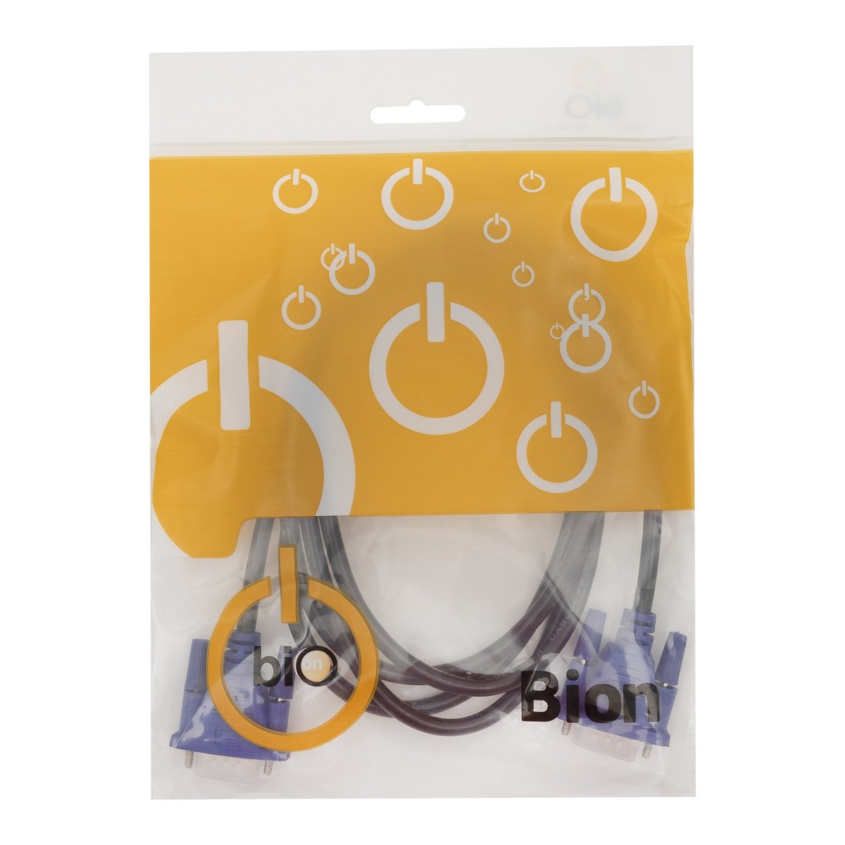 Bion Кабель VGA 15M/15M, экранированный, ферритовые кольца, черный, 1.8 м [BXP-VGA2-018]