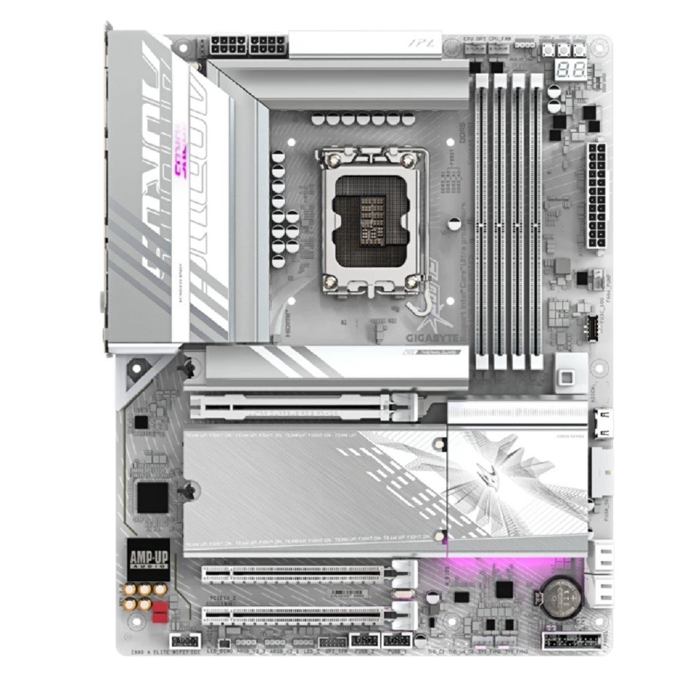 Gigabyte X870 AORUS ELITE WIFI7 ICE, Socket AM5, AMD X870, 4xDDR5-5200, HDMI, 3xPCI-Ex16, 4xSATA3(RAID 0/1/10), 4xM.2, 6 Ch Audio, 1x2,5GLan, (4+4)xUSB2.0, (6+2)xUSB3.2, (2+1)xUSB Type-C™, A