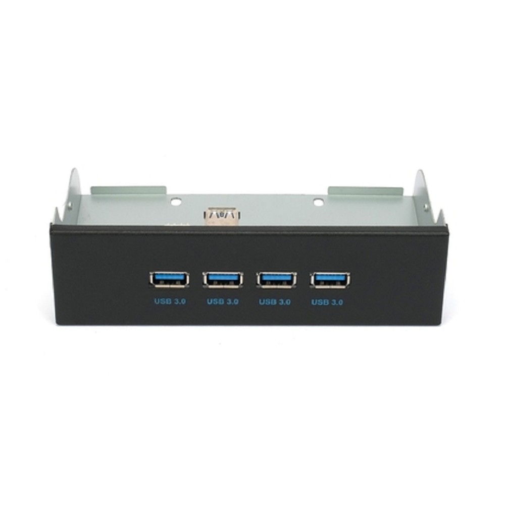 FP5.25-USB3-4A Планка USB 3.0 на переднюю панель 5.25" Gembird, FP5.25-USB3-4A, 4 порта USB, коробка