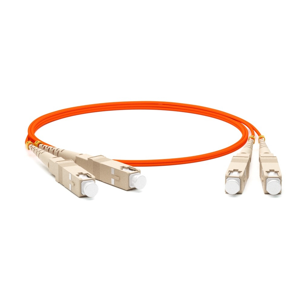 Hyperline FC-D2-62-SC/PR-SC/PR-H-15M-LSZH-OR Патч-корд волоконно-оптический (шнур) MM 62.5/125, SC-SC, 2.0 мм, duplex, LSZH, 15 м