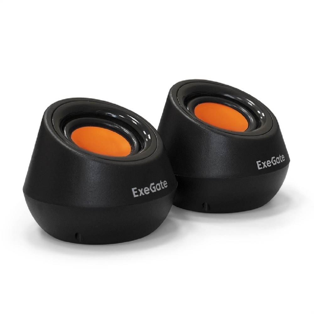 Повреждение упаковки Exegate EX287060RUS Акустическая система 2.0 ExeGate Disco 130 (питание USB, 2х3Вт (6 Вт RMS), 100-20000Гц, черный/оранжевый)