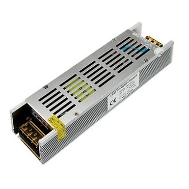 Источник питания компактный 12V DC, 16,5A, 200W с разъёмами под винт, без влагозащиты (IP23) REXANT