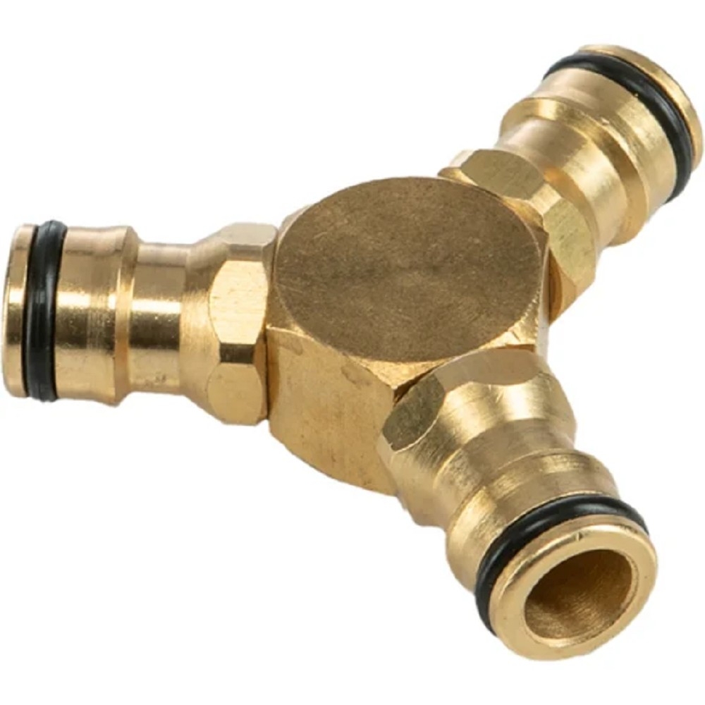 Rexant (62-0281-3-F) Тройник Y для быстросъемного соединения латунный