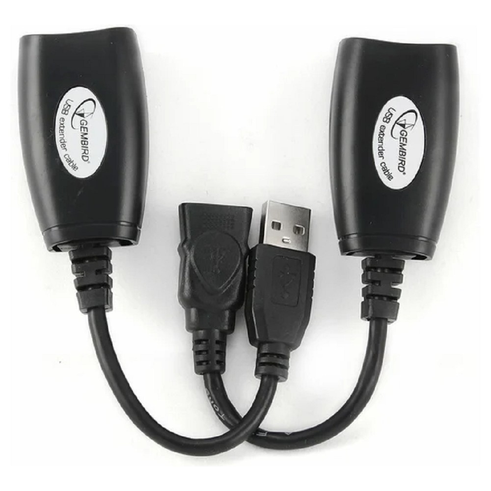 <077892> Удлинитель USB-A (m) + USB-A (f)  --  RJ45, Cablexpert UAE-30M [UAE-30M]