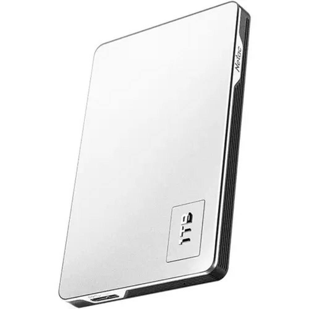 Netac Portable HDD 1TB USB 3.0 NT05K338N-001T-30SL K338 2.5" серебристый