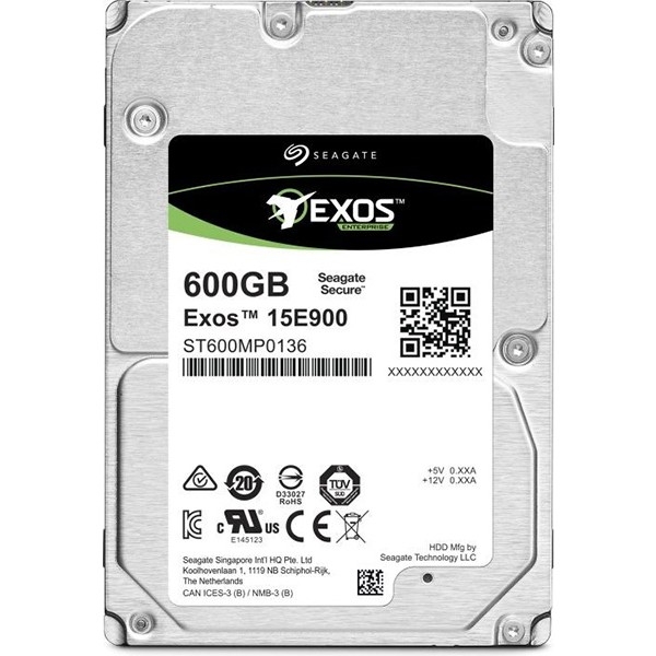 600Gb Seagate Exos 15E900 512N (ST600MP0136) {SAS 12Gb/s, 15 000 rpm, 256mb buffer, 2.5"}