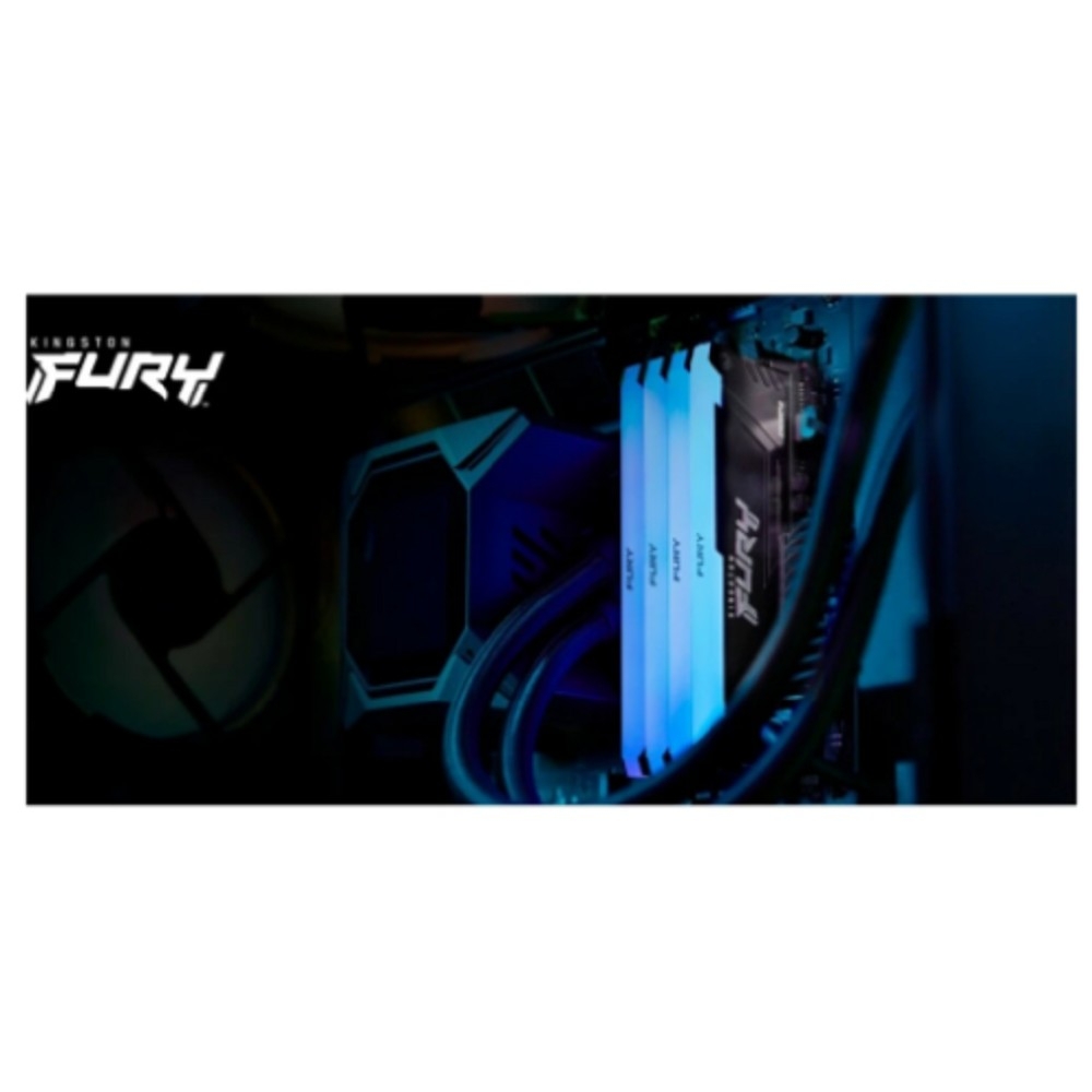Kingston DDR4 DIMM 32GB 3200MT/s  CL16  FURY Beast RGB KF432C16BB2A/32
