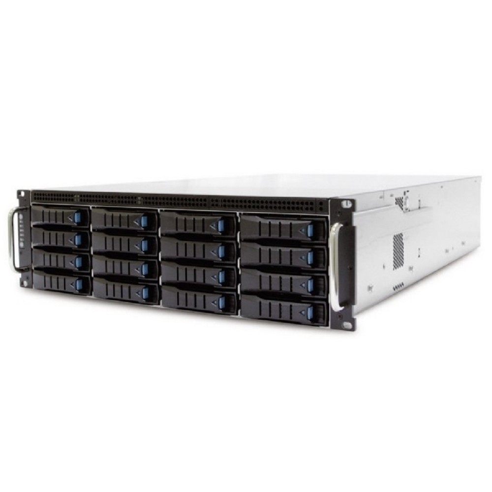 XE1-3ET00-02 RSC-3ET, 3U, 16xSATA/SAS HS 3,5/2,5" universal bay + 2x2,5" 15mm internal bay + 4x2,5" 7mm internal bay, up to 12"(W) x 13"(D) E-ATX, 12G passive backplane support 4*NVMe, Acbel 2U 800W