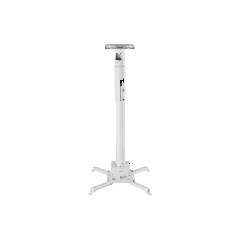 Wize Pro PR24A-W состоящий из крепления+штанги 46-61 см +площадки к потолку для проектора, макс. расстояние между крепежными отверстиями 430 мм, наклон +/- 25°, поворот +/- 6°, вращение 360°, до 23 кг