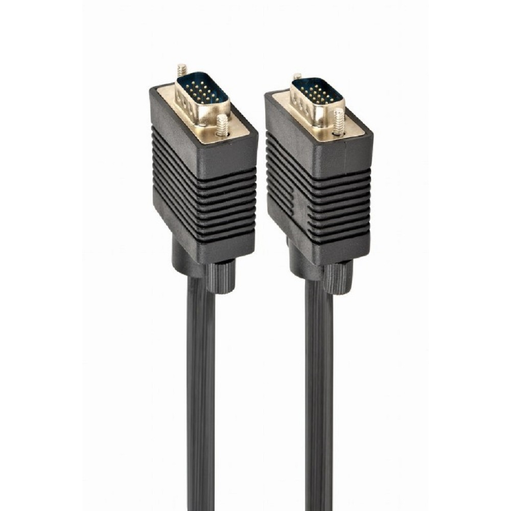 Кабель Gembird/Cablexpert CC-PPVGA-10m VGA Premium , 15M/15M, 10м, серый, тройной экран, феррит.кольца (CC-PPVGA-10m)