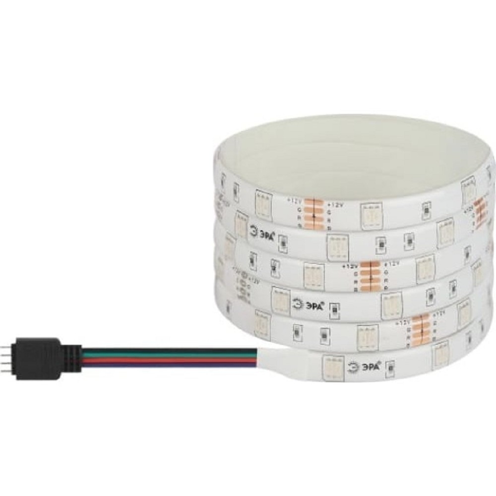 ЭРА Б0059918 Светодиодная лента LS5050 -7,2-30-12-RGB-IP65-1 year-5m RGB 5м